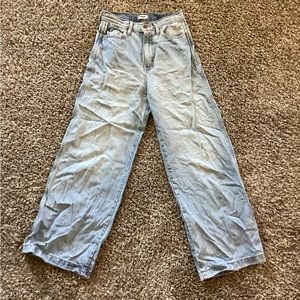 High rise wide leg retro wranglers